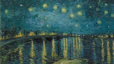 Van Gogh Foundation celebrates ten years with a shape-shifting drone display and The Starry Night