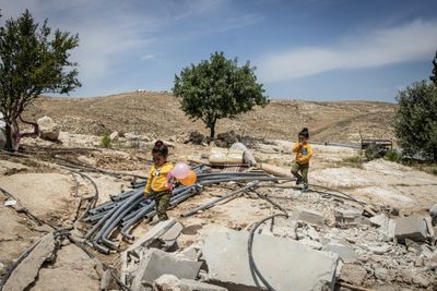 Palestinians In Razed West Bank Hamlet Vow To Stay