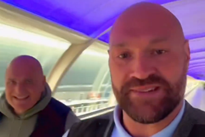 ‘Incoming’: Tyson Fury in ‘business meeting’ as return rumours gather pace
