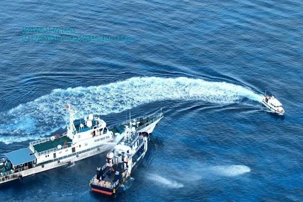 Philippines condemns Chinese coast guard's use of water cannon on a research vessel