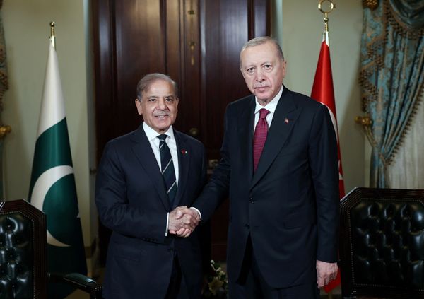 Turkiye’s Erdogan meets Pakistan PM in Istanbul weeks after India conflict