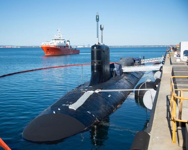 UK defence review says Aukus is on schedule but fears remain over possible capability gap for Australia